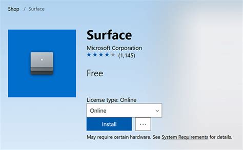 Microsoft Surface App Download